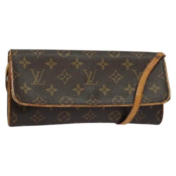 LOUIS VUITTON Monogram Pochette Twin GM Shoulder Bag - Picture 1 of 16